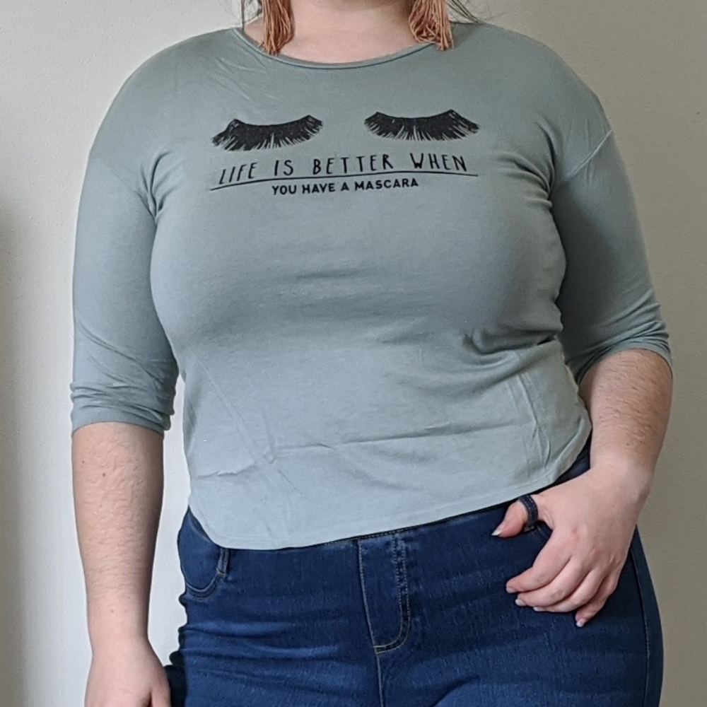 Graphic 3/4 Sleeve Tee